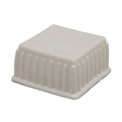 イス脚キャップ 角 45ミリ 白 2個入