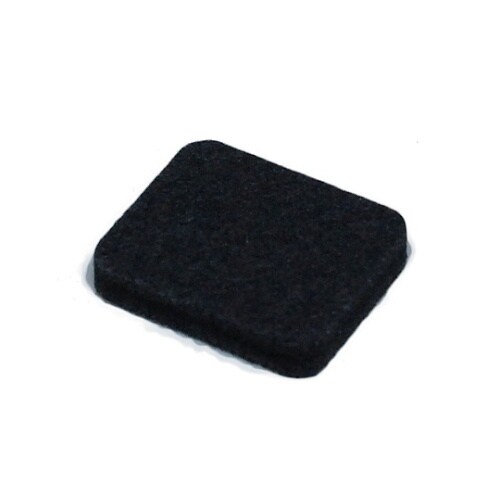 硬質フェルト 29×25ミリ ブラック