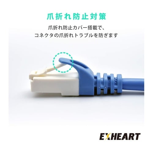 LANケーブル CAT6 1m ブルー