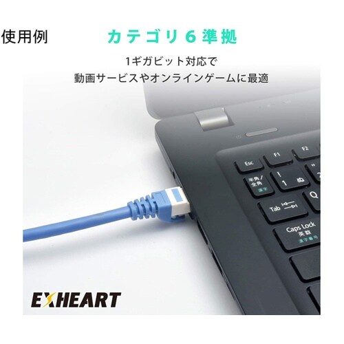 LANケーブル CAT6 7m ブルー