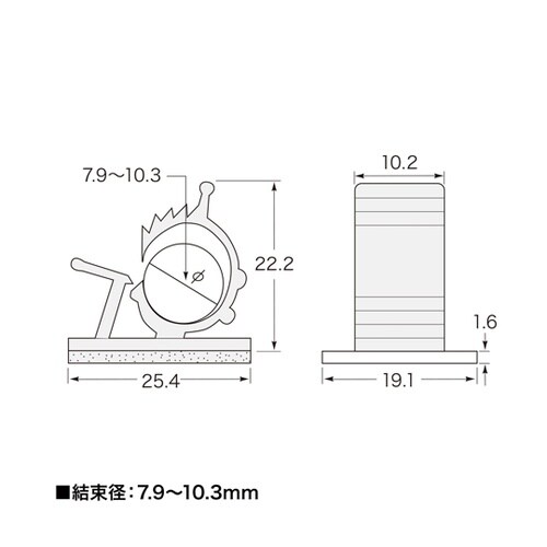ケーブルクランプ CA−501N2