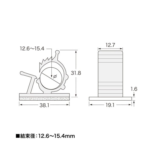 ケーブルクランプ CA−502N2