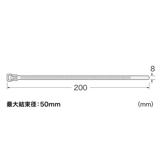 ケーブルタイ(ワイド) CA−615N2