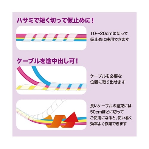 ケーブルタイ(スパイラル) CA−SP4