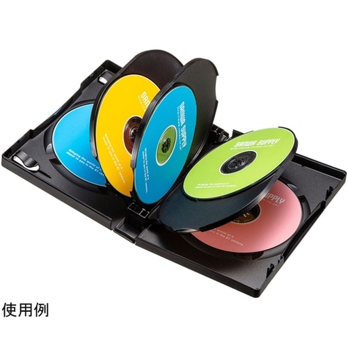 DVDトールケース(8枚収納・ブラック)