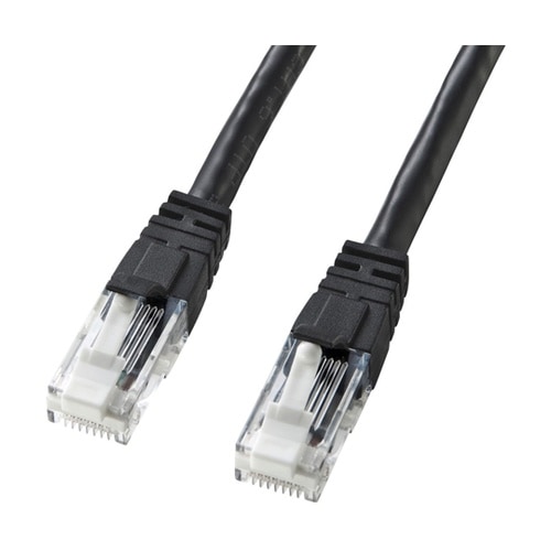 つめ折れ防止カテゴリ6LANケーブル K