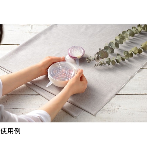 ラクーニ 丸型シリコーンラップ M 3枚