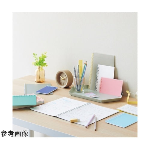 オープンリングノート メモLサイズ イエ