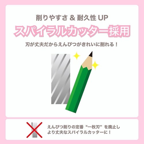 えんぴつけずりき ラベンダー PS86V