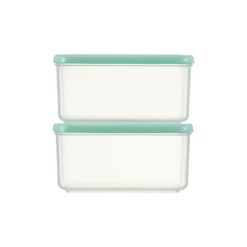 作りおき小分け容器 長角2個 パウダーパ