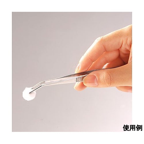 124mm ピンセット(先曲がり/ステン