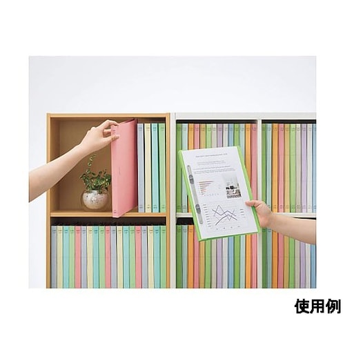 A4 フラットファイル(黄緑/10冊)