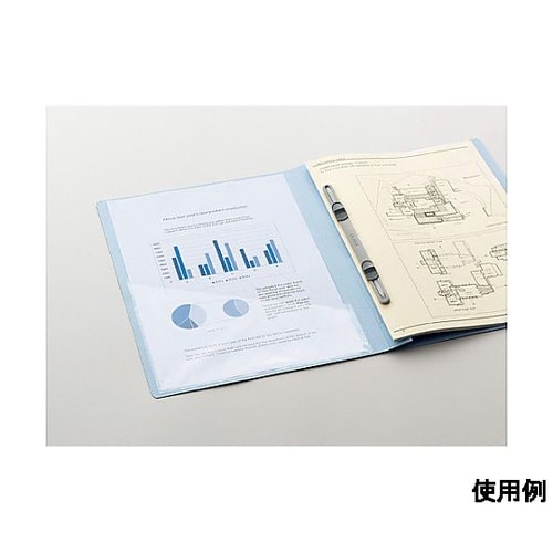 A4 フラットファイル(水色/10冊)