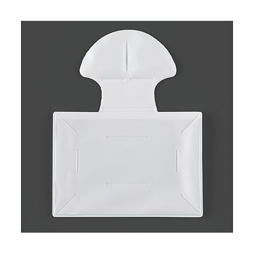 65x95mm ワンタッチ名札(差込式/