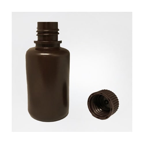 細口試薬ボトル(HDPE 褐色)60mL