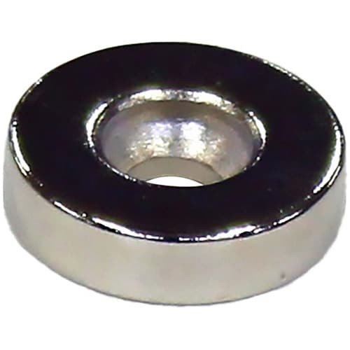 ネオジウムマグネット穴付き 丸 φ15×