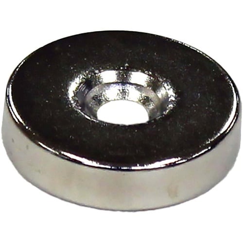 ネオジウムマグネット穴付き 丸 φ20×