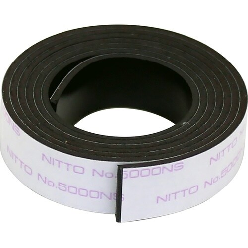 異方ロープマグネット 粘着付き 幅10×