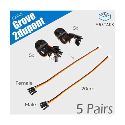 Grove−デュポン変換ケーブル(20c