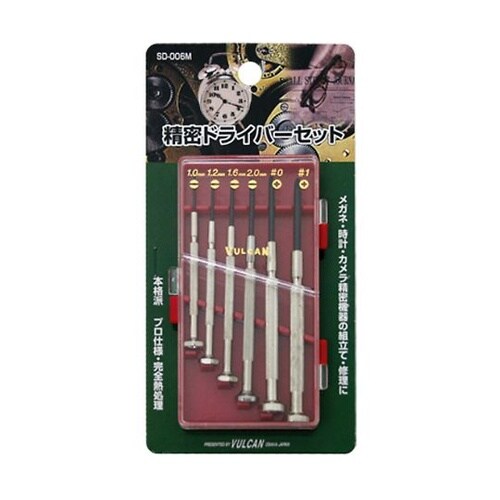 6PC. 精密ドライバーセット ミニ S