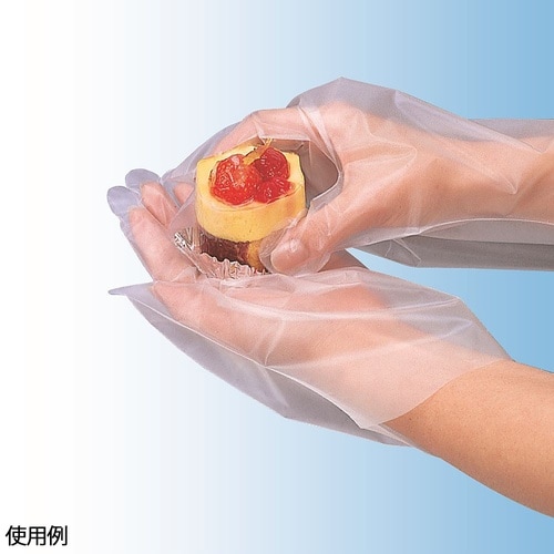 ポリエチレン手袋100枚入 M 409−