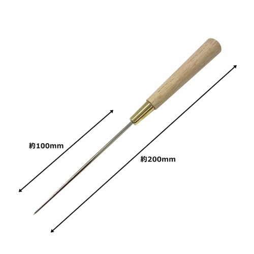 若獅子 細工針 千枚通し 長針 1353