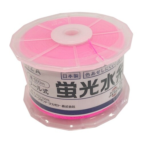 WIZ’A リール式蛍光水糸 細 ピンク