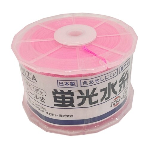 WIZ’A リール式蛍光水糸 極太 ピン