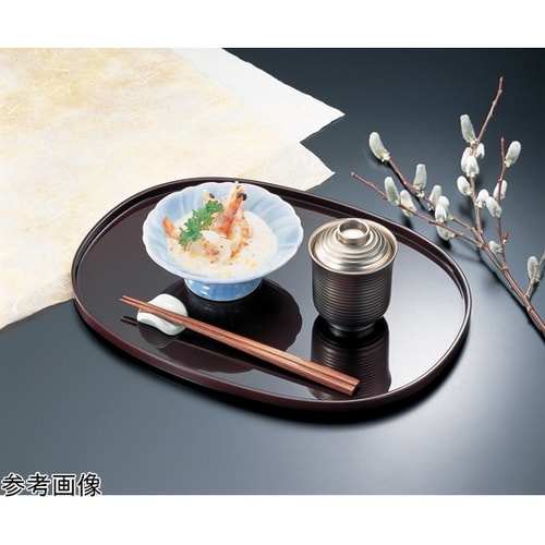 尺2 小判盆 溜毘沙門天塗 503069