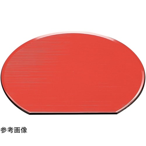 尺2 宴半月両面盆 黒乾漆クリアータタキ