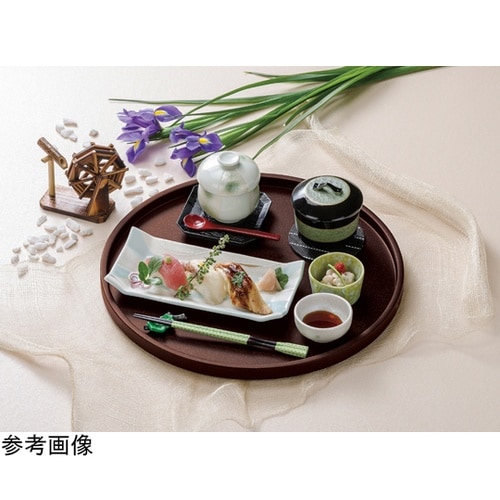 8寸 DX丸盆 ブラウンメタ普賢塗弱SL