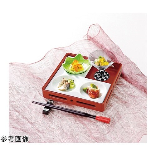 6寸 角すかし盛器 春慶 5130620