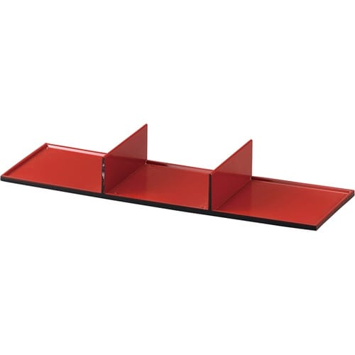 8.5寸 すかし箱用三ッ仕切 朱 513