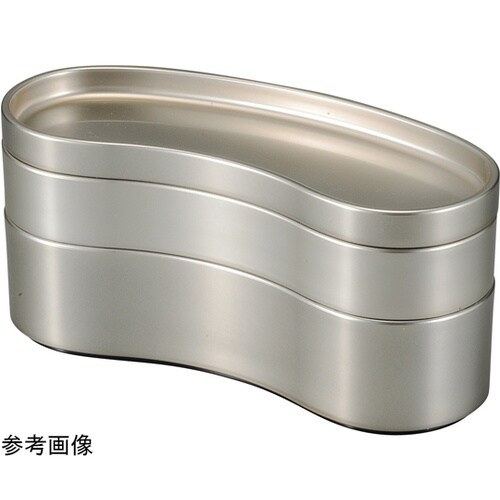 7.5寸 双輪盛器 銀透き 550009
