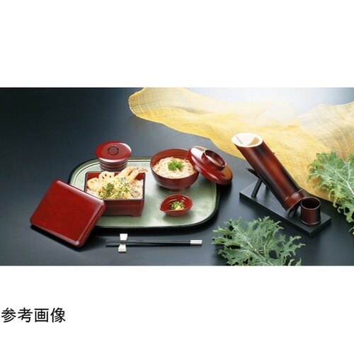 ミニ光琳丼重 後藤塗内朱(蓋親) 404