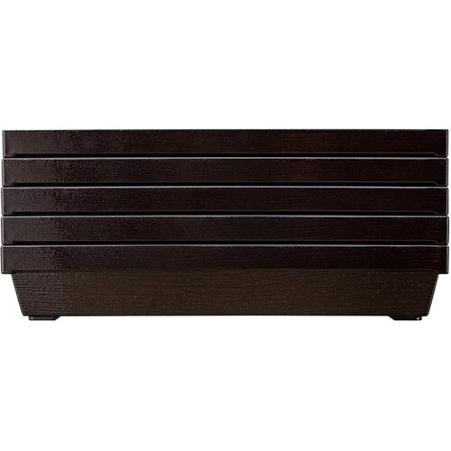 耐熱ダイヤ三ッ切箱 新溜内黒(親) 23