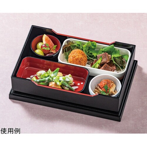 9.5寸 気比布目松花堂 黒(蓋親 21