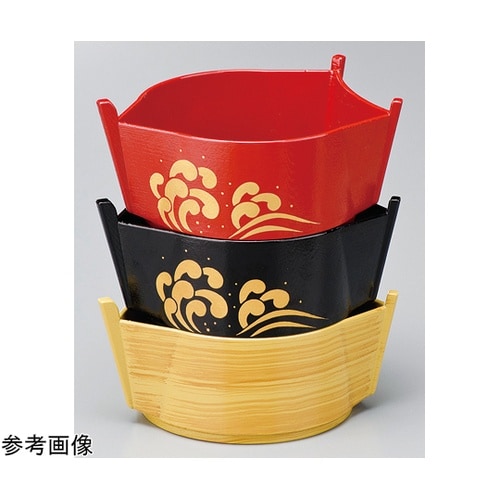 回転寿司皿用高台舟 白木 1300022