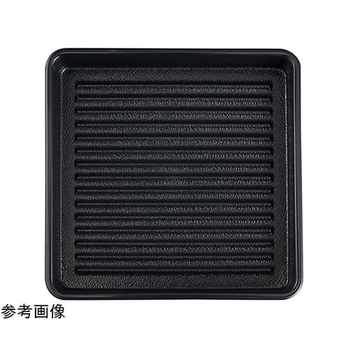 20cm 正角肉皿 黒(塗無) 5425