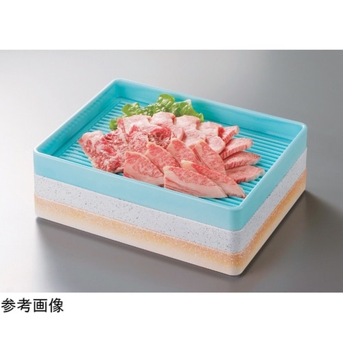 22cm 長角肉皿 志野 5425246