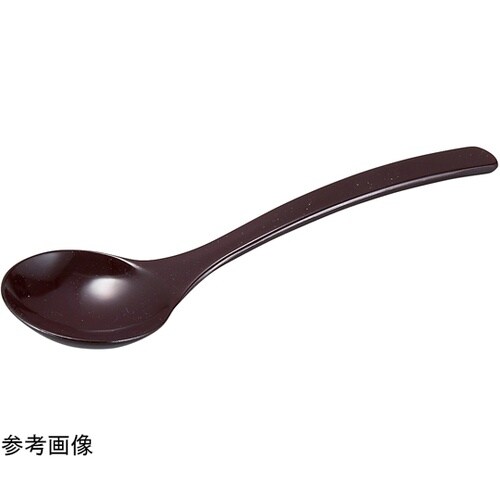 お玉スプーン 20cm 朱内黒塗 481