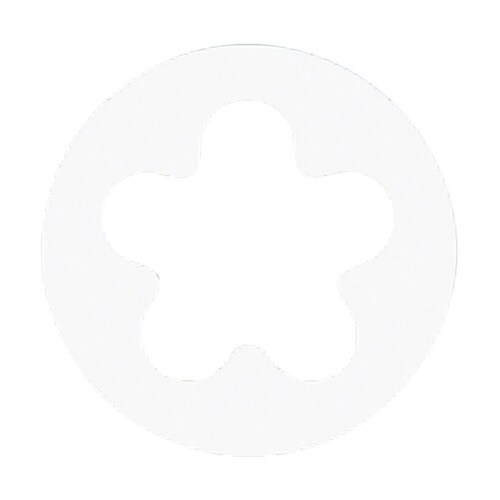 はぶらし立て(丸)ホワイトOM 8101