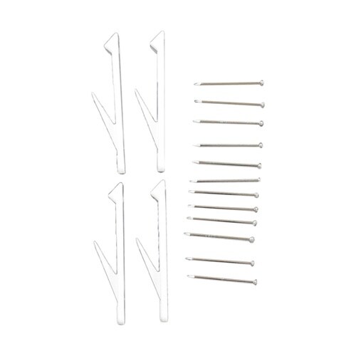 吸音材を掛けるフック 1セット(4個入)