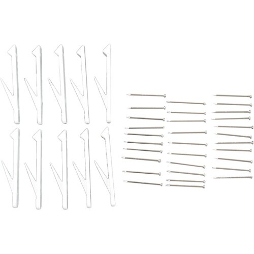 吸音材を掛けるフック 1セット(10個入