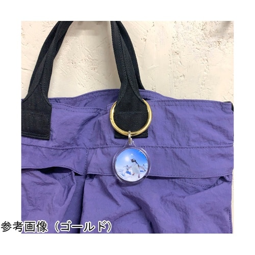 丸型カラビナ 25mm ブラック 1セッ