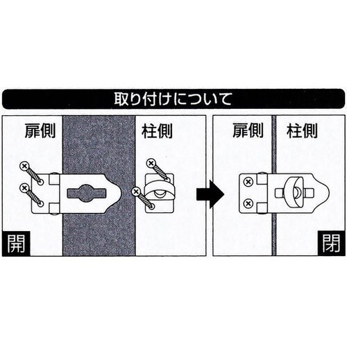 ストップ掛金 タイプ 25mm VD−0