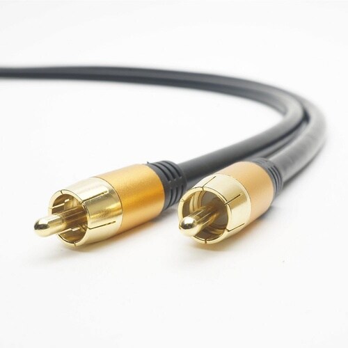 RCAサブウーファーケーブル 1m 4重