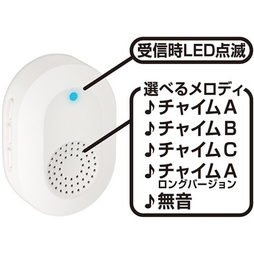 呼び出しカメラ対応 室内用チャイム US