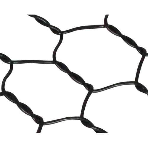 ビニール亀甲金網 ブラック 線径0.85