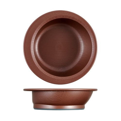 木目 すくいやすいボウル ブラウン NP